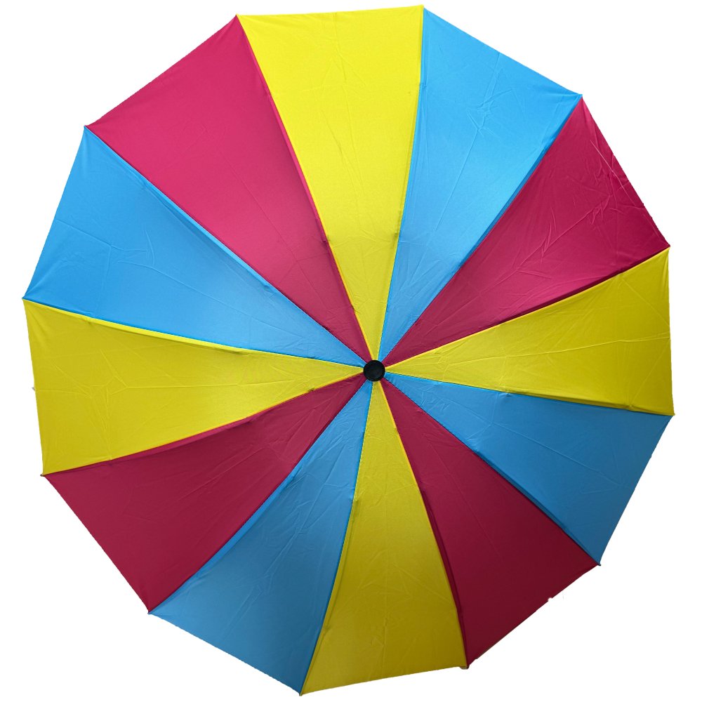 Zac's Alter Ego - Pansexual Colour Foldable with Case Regenschirm - Mehrfarben